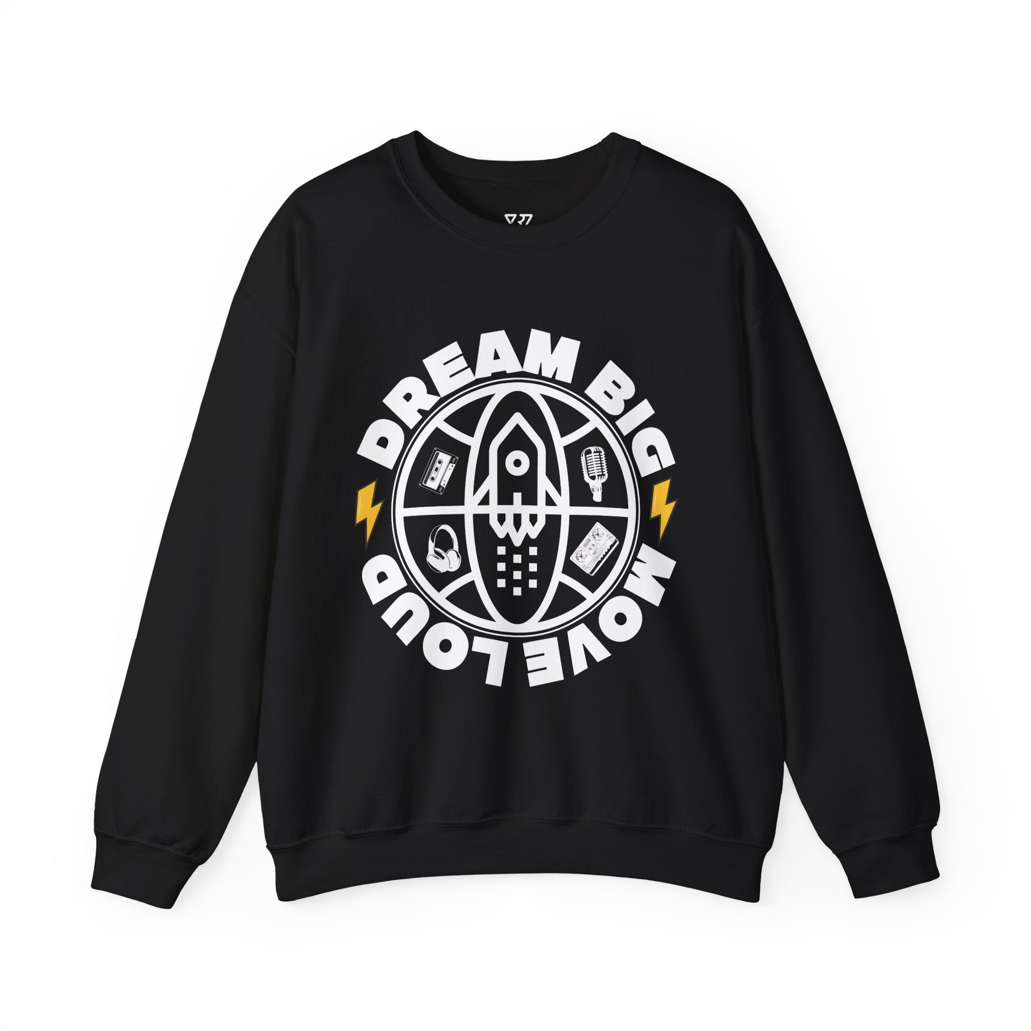 Dream Big Unisex Crewneck Sweatshirt - Motivational Gift, Casual Wear, Cozy Apparel, Inspirational Hoodie, Dreamer Sweatshirt