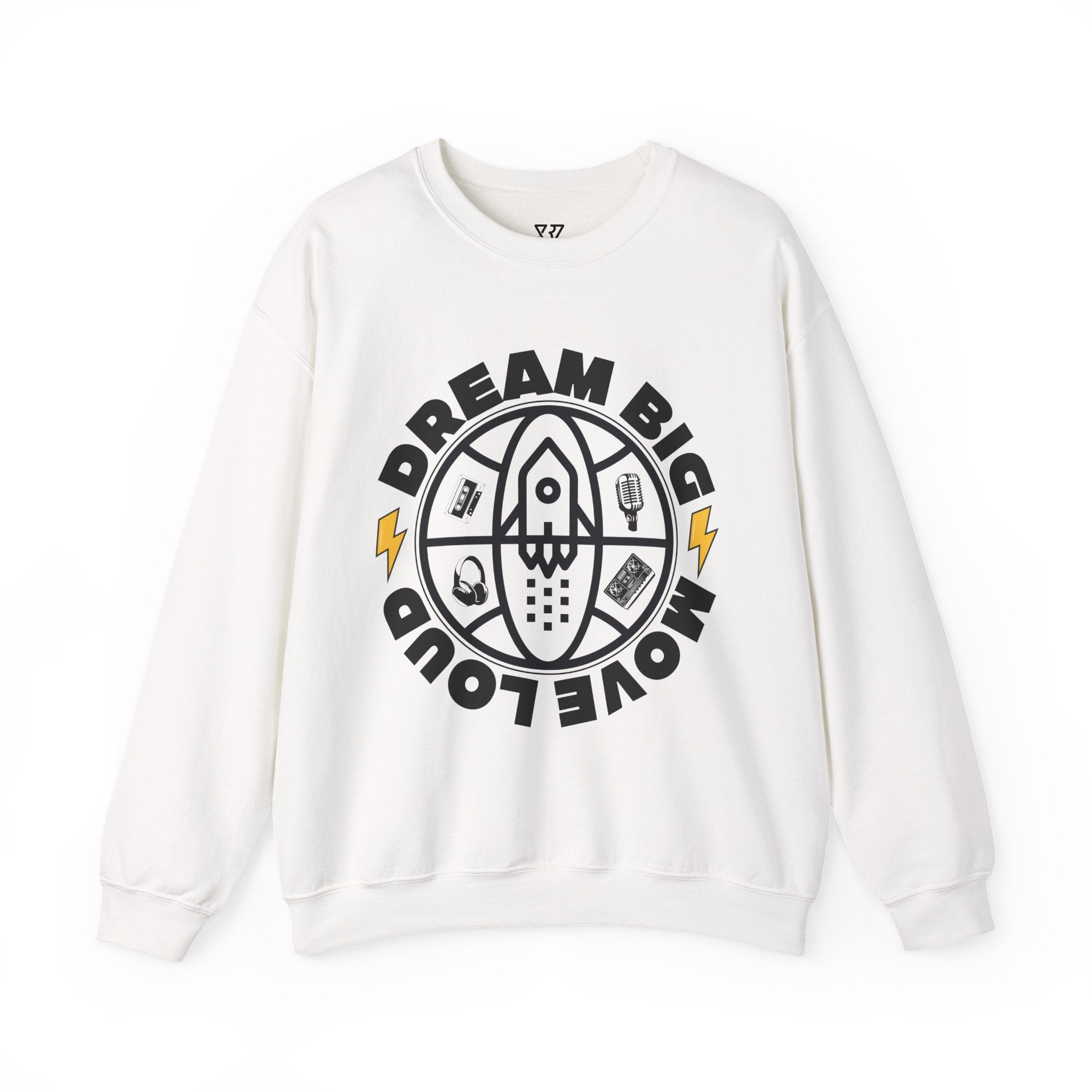 Dream Big Crewneck Sweatshirt, Cozy Pullover, Unisex Casual Wear, Gift for Dreamers, Motivational Apparel, Everyday Comfort